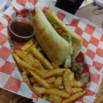 Beefstro's Gourmet Beefs - Italian beef with peppers and cheese and fries - Sandwiches Near Me - Naples, Florida