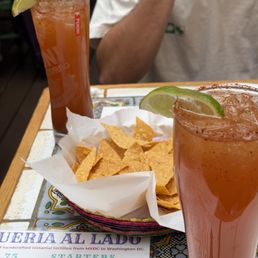 Micheladas & chips Micheladas & chips