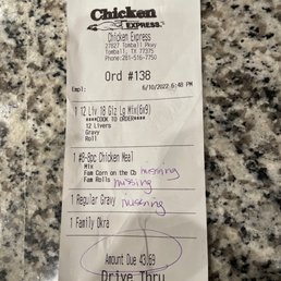 a receipt on a counter top a receipt on a counter top