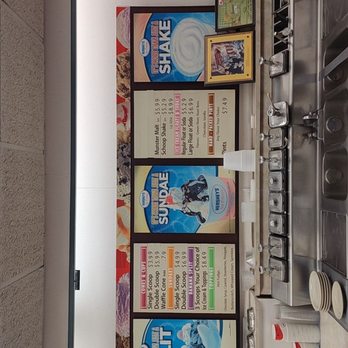 Schoops Hamburgers - A part of the restaurant serves ice cream(for purchase). - Burgers Near Me - Munster, Indiana