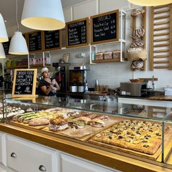 Rosetta Bakery - The interior decor is gorgeous - white bright and clean - the food in the display cases act as eye candy and pops of color. GORG!