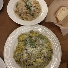 Orecchiette Con Slaccia (top) and Cheese tortellini (bottom) - both were delicious! Orecchiette Con Slaccia (top) and Cheese tortellini (bottom) - both were delicious!