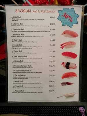 Menu photo 6 Shogun Japanese Steakhouse Fairview Heights, IL Menu photo 6 Shogun Japanese Steakhouse Fairview Heights, IL