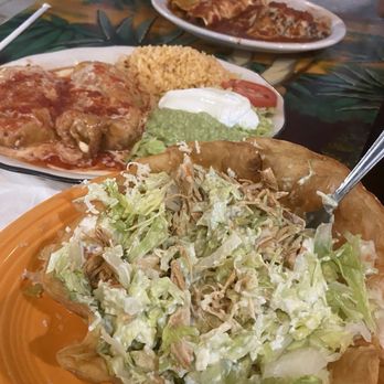 Santa Fe Mexican Grill - Edible shell taco salad and chimichangas meal. - Mexican Near Me - Largo, Florida Santa Fe Mexican Grill - Edible shell taco salad and chimichangas meal. - Mexican Near Me - Largo, Florida