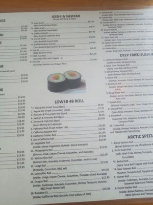 Menu photo 6 Arctic Sushi Anchorage, AK