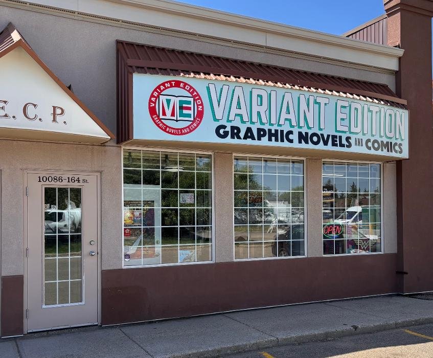 Variant Edition Graphic Novels and Comics Logo