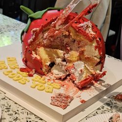 Gender reveal cake...