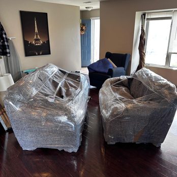 Compass Moving Company - Wrapped couches - Movers Near Me Compass Moving Company - Wrapped couches - Movers Near Me