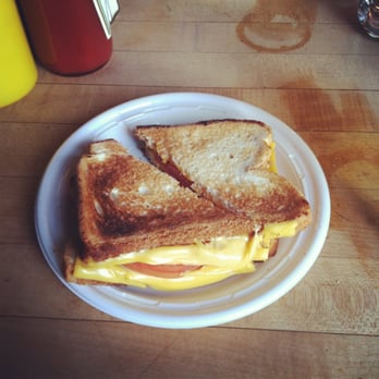 Corner Bistro - Grilled cheese with tomato. - American Near Me - New York, New York Corner Bistro - Grilled cheese with tomato. - American Near Me - New York, New York