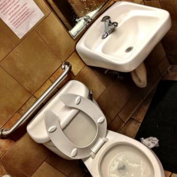 KFC - Dirty bathrooms cleaner all over everything a hour before they closed. - Fast Food Near Me - Santa Maria, California