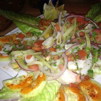 La Laguna Mariscos and Sushi - Callo de acha appetizer (ceviche) - Sushi Bars Near Me - Laredo, Texas La Laguna Mariscos and Sushi - Callo de acha appetizer (ceviche) - Sushi Bars Near Me - Laredo, Texas