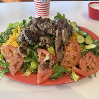 Salty Shake Burgers  - Ribeye steak salad - Burgers Near Me - Pomona, California