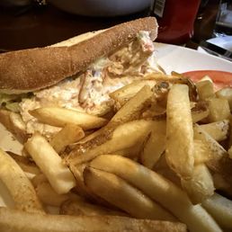Lobster roll (too salty) Lobster roll (too salty)