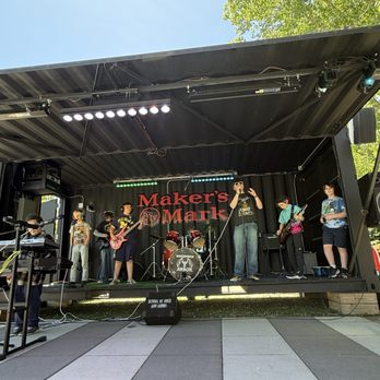 School of Rock - Kids from school of rock performing on the patio at Sam Hill in Ann Arbor - Musical Instruments & Teachers Near Me - Ann Arbor, Michigan School of Rock - Kids from school of rock performing on the patio at Sam Hill in Ann Arbor - Musical Instruments & Teachers Near Me - Ann Arbor, Michigan