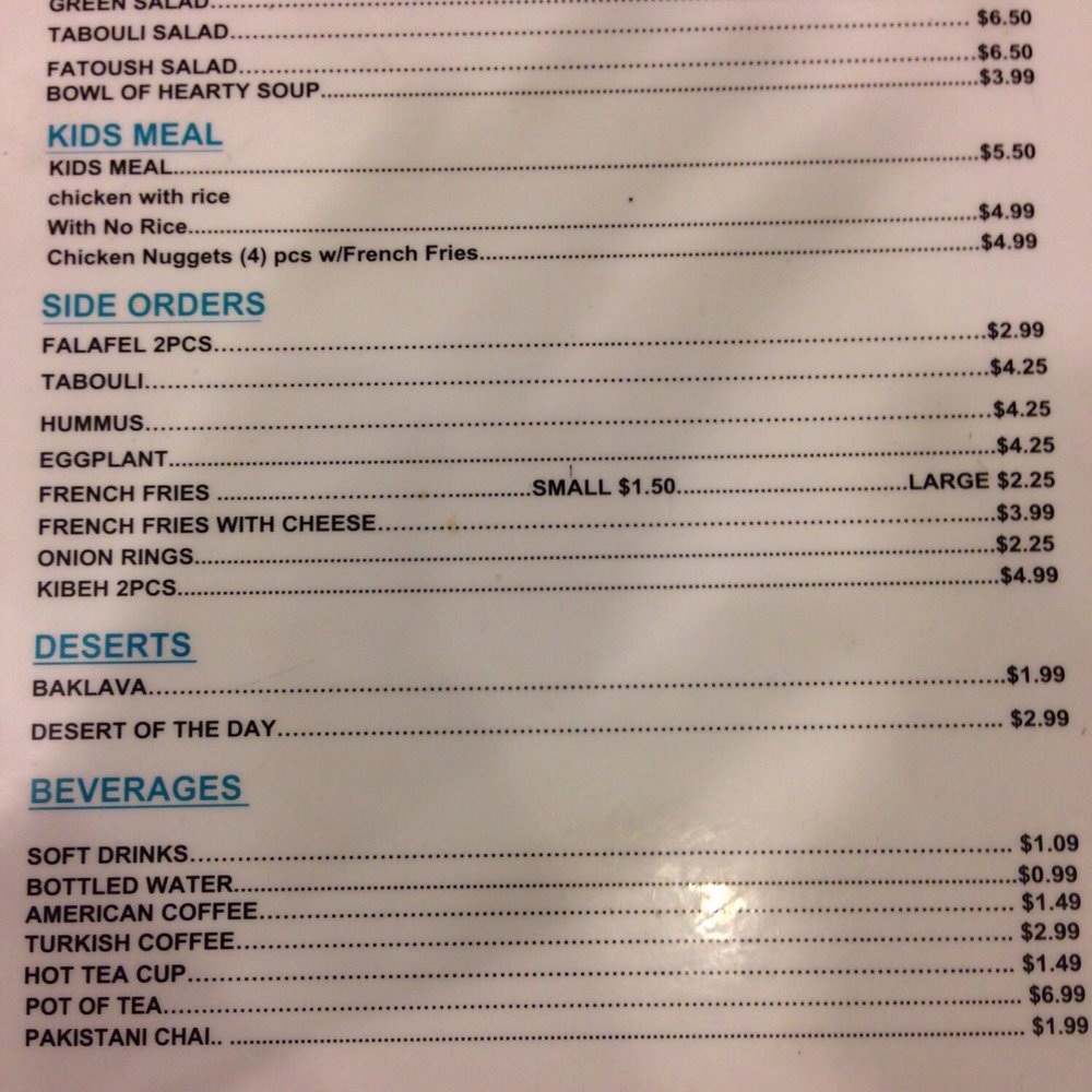 Grand Cafe - Salads and sides menu - Middle Eastern Near Me - Richardson, Texas Grand Cafe - Salads and sides menu - Middle Eastern Near Me - Richardson, Texas