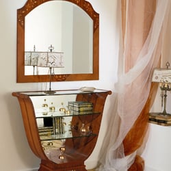 Console and mirror