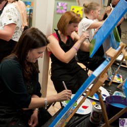 The Canvas Road Show - Painting in progress....