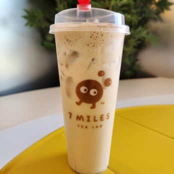 7 Miles Tea Lab - Belgian cookie milk tea - Bubble Tea Near Me - Artesia, California