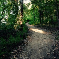 LaBenite Park - The walking trail along the river.