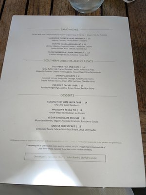 Menu photo 4 Wine Garden Highlands, NC