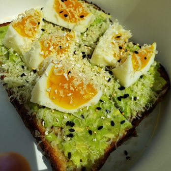 Flower Child - Crushed Avocado Toast - barely any Avocado!! - New American Near Me - McLean, Virginia Flower Child - Crushed Avocado Toast - barely any Avocado!! - New American Near Me - McLean, Virginia