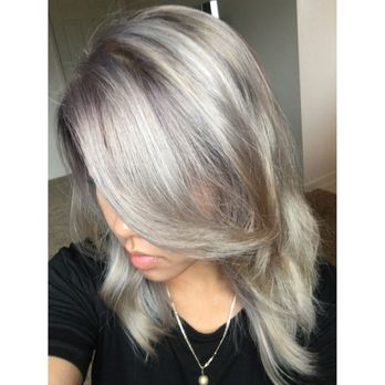 Hair by Rob Ortiz - We took her hair from medium brown to platinum, was so in love with it. - Hair Stylists Near Me - Grandview Heights, Ohio Hair by Rob Ortiz - We took her hair from medium brown to platinum, was so in love with it. - Hair Stylists Near Me - Grandview Heights, Ohio