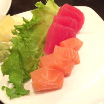 Sushi 9 - Fresh sashimi: salmon and tuna. Very fresh!!! - Sushi Bars Near Me - Katy, Texas