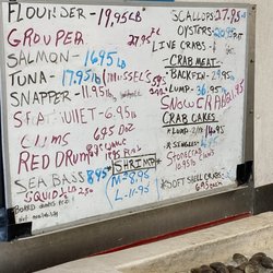 Clyde Phillips Seafood - Prices
