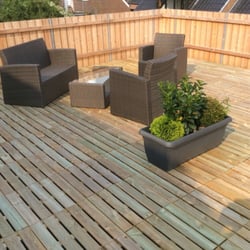 Haus Seestern - Sitzgruppe auf der Dachterrasse