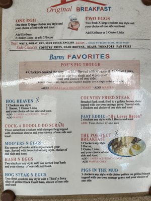 Menu photo 8 The Bacon Barn Londonderry, NH