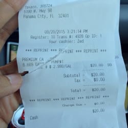 Hwy 98 Texaco - Proof of their fraud!