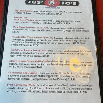 Jus' Jo's - NEW - Breakfast & Brunch Near Me - Clovis, California