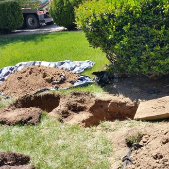 Alpha Omega Plumbing & Septic - My messy dig and their square neat tarped dig. - Plumbing Near Me - Hesperia, California Alpha Omega Plumbing & Septic - My messy dig and their square neat tarped dig. - Plumbing Near Me - Hesperia, California