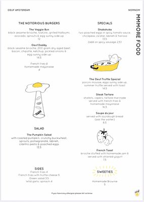 Menu photo 4 Oeuf Amsterdam, NH Menu photo 4 Oeuf Amsterdam, NH