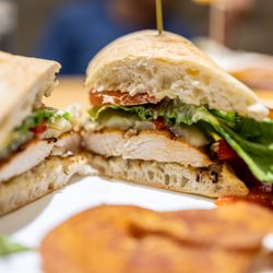 Oasis Bar & Grill - Tuscan Chicken Sandwich ($15)