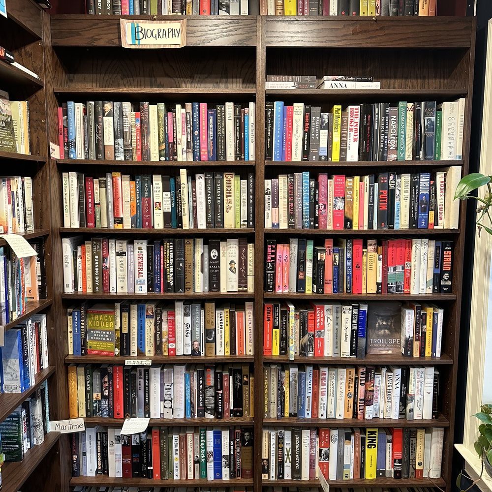 Lost City Books - Biography section. - Used Bookstore Near Me - Washington, DC, District of Columbia