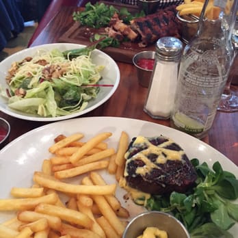 Black & Blue - Main courses- steak and ribs. Absolutely delicious! - American Near Me - London, XGL