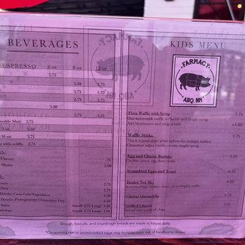 The Farmacy - Menu - Coffee & Tea Near Me - Albuquerque, New Mexico The Farmacy - Menu - Coffee & Tea Near Me - Albuquerque, New Mexico