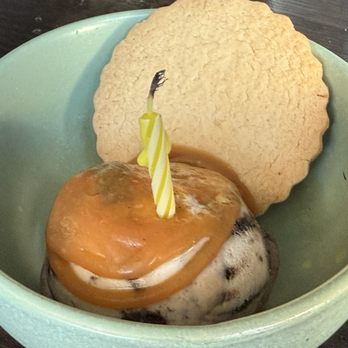 Herb & Sea - Birthday dessert - Seafood Near Me - Encinitas, California
