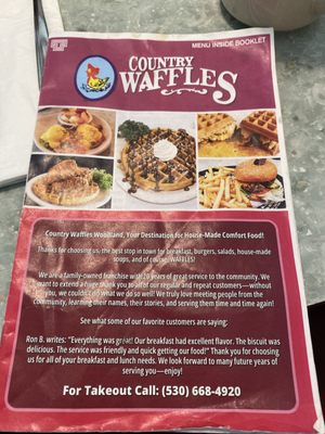 Menu photo 4 Country Waffles Woodland, CA Menu photo 4 Country Waffles Woodland, CA