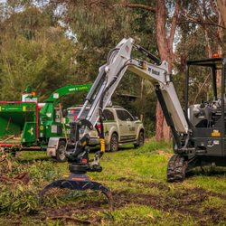 Yarra Tree Services - Site clear; tight access; wet ground; excavator used!