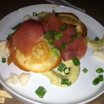 Bevy - Smoked salmon and potato dumpling - Cocktail Bars Near Me - Honolulu, Hawaii
