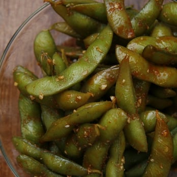 B Star - spicy garlic edamame - Burmese Near Me - San Francisco, California B Star - spicy garlic edamame - Burmese Near Me - San Francisco, California