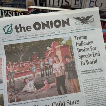 The Onion - Print Media Near Me - New York, New York The Onion - Print Media Near Me - New York, New York