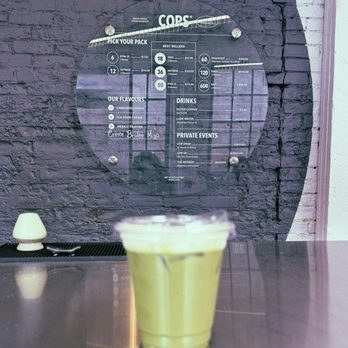 Cops - Iced Matcha  (BEST IVE EVER HAD) - Donuts Near Me - Toronto, Ontario