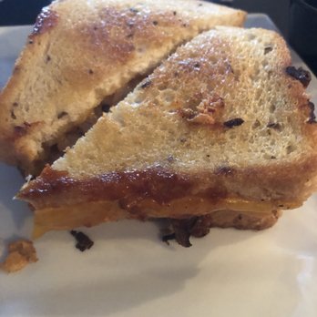 Spacebar - #20 pulled pork sandwich with fried shallots and sharp cheddar on rye (subbed vegan chicken) - Bars Near Me - Falls Church, Virginia Spacebar - #20 pulled pork sandwich with fried shallots and sharp cheddar on rye (subbed vegan chicken) - Bars Near Me - Falls Church, Virginia