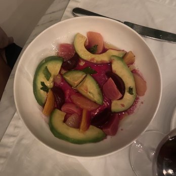 Cara Restaurant - Avocado, Beet & Grapefruit Salad - New American Near Me - Los Angeles, California