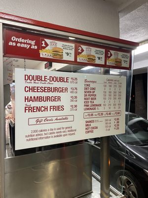 Menu photo 3 In-N-Out Burger Pasadena, CA