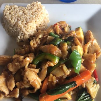 Panang Thai Cuisine - From another visit... Thai sweet basil with chicken. Super flavorful!! - Thai Near Me - Lafayette, Colorado