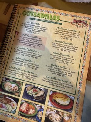 Menu photo 2 Margarita's Mexican Restaurant Florence, SC